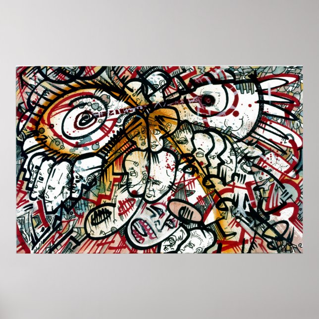 Póster poster "Secuestrado Por Extranjeros" (Frente)