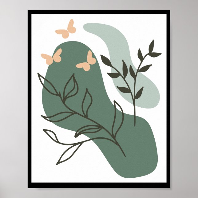 Póster Poster Semibrillante moderno/arte en pared (Frente)