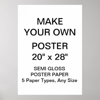 Póster Poster semibrillante personalizado personalizado d