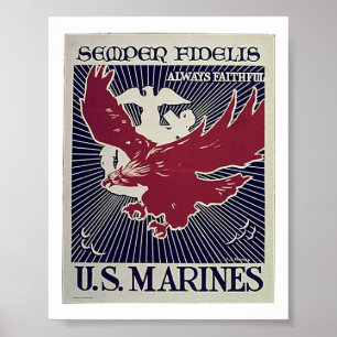 Póster Poster Semper Fi