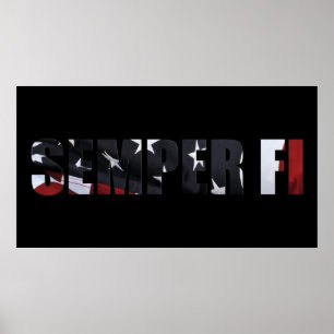 Póster Poster Semper Fi