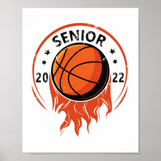 Póster Poster Senior Night Basketball 2022