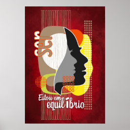 Póster Poster SER - 02V2 Estou em Equilíbrio