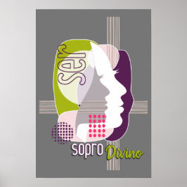 Póster Poster SER - 04 Sopro Divino (Grey)
