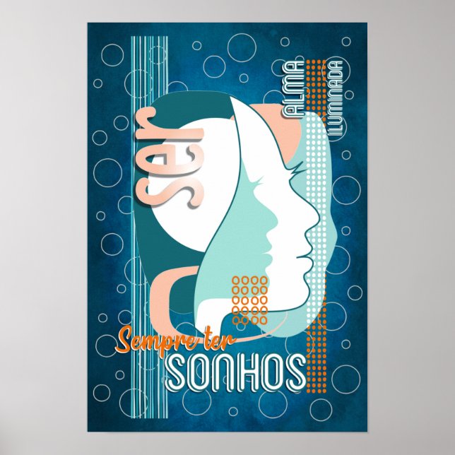 Póster Poster SER - 08V2 Sempre Ter Sonhos (Frente)