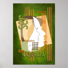 Póster Poster SER - 09V2 Amo Natureza