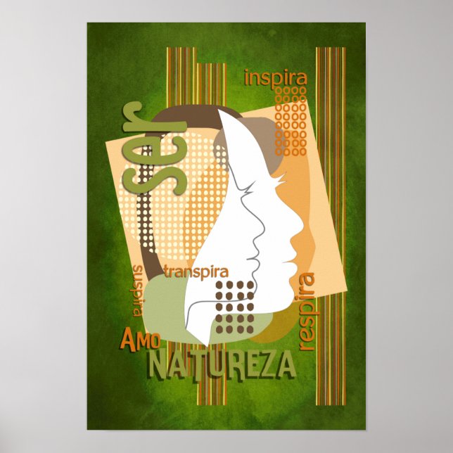 Póster Poster SER - 09V2 Amo Natureza (Frente)