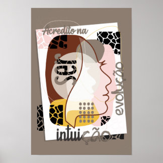 Póster Poster SER - 10 Acredito na Intuição (Ocher)