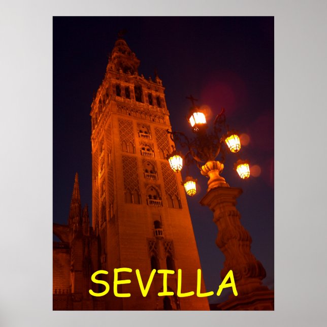 Póster Poster Sevilla Catedral-España (Frente)