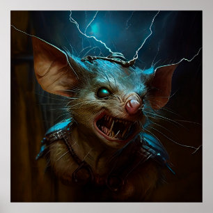 Póster Poster sewer rat