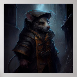 Póster Poster sewer rat