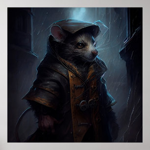 Póster Poster sewer rat