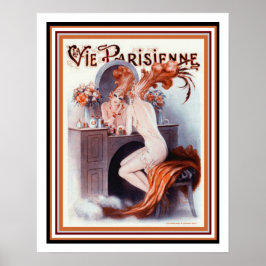 Póster Poster "Showgirl" de estilo Art Deco parisino 16 x