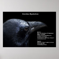 Poster Simbolismo Corvidae