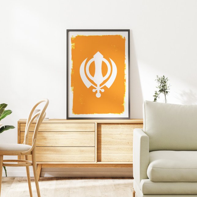 Póster Poster Símbolo de Sikh Khanda (Subido por el creador)