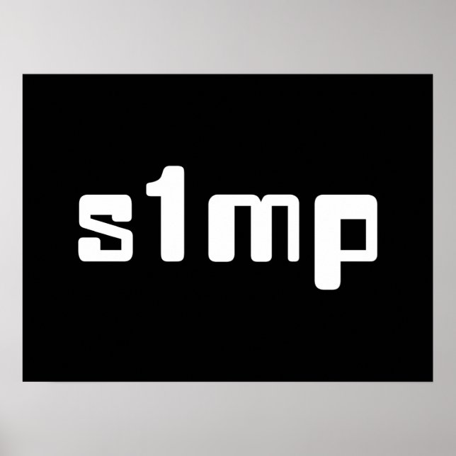 Póster Poster Simp Número Uno (Frente)