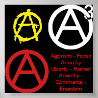 Poster simple de anarquía