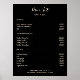 Póster Poster simple de Preishear Beige Blanco