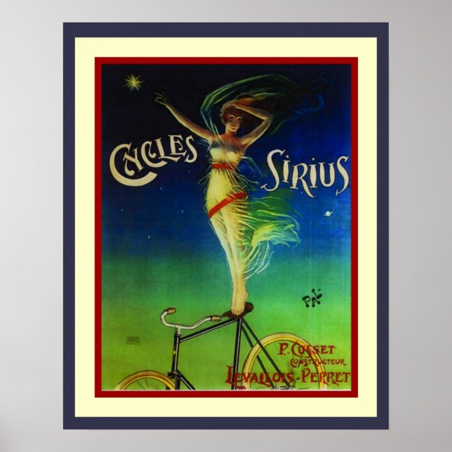 Póster Poster Sirius Art Nouveau 16 x 20 (Frente)