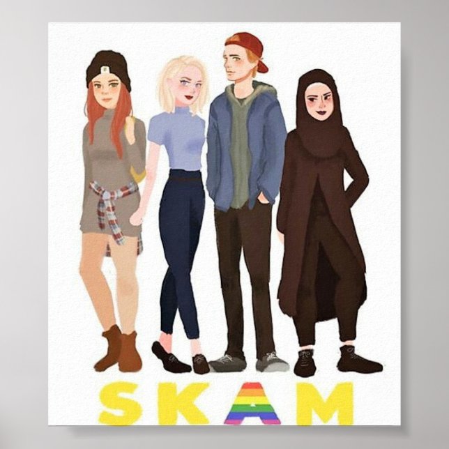PÓSTER POSTER SKAM (Frente)