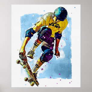 Póster Poster Skate Boarding de 20" x 24"