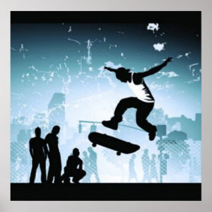 Póster Poster Skateboarder