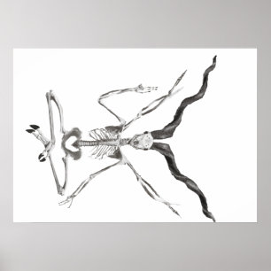 Póster Poster Skeletal Baphomet