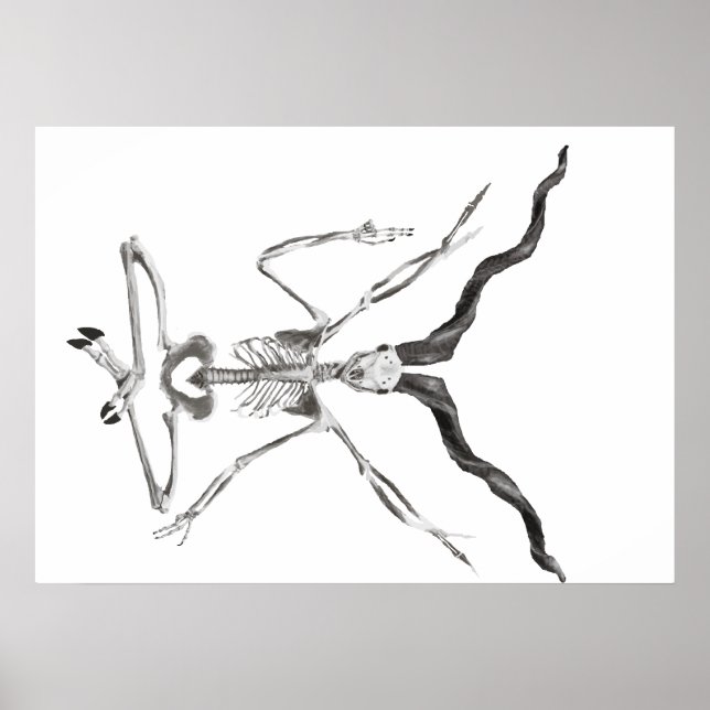 Póster Poster Skeletal Baphomet (Frente)