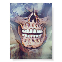 Poster Skeleton Face de 20" x 24"