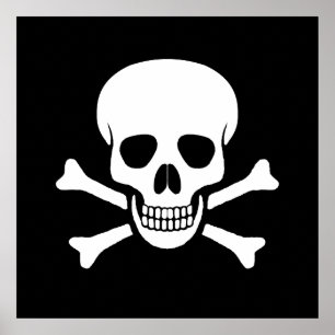 Póster Poster Skull and Crossbone