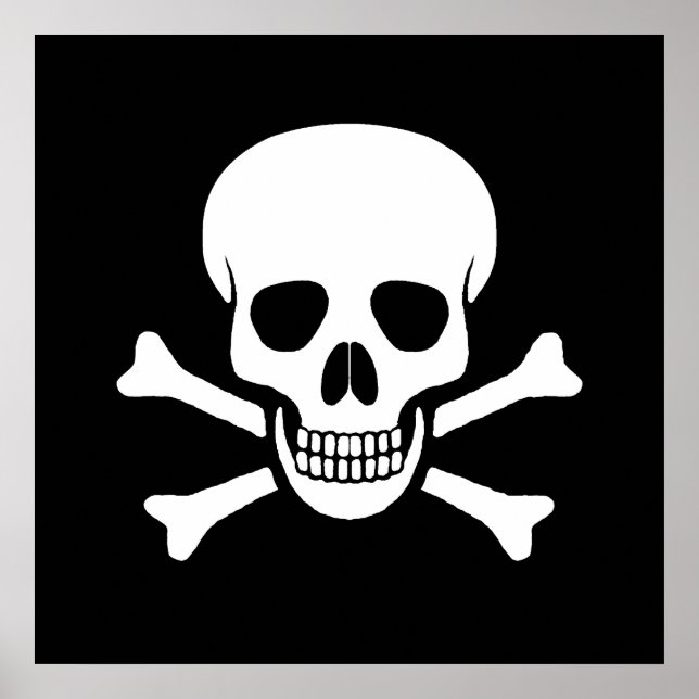 Póster Poster Skull and Crossbone (Frente)