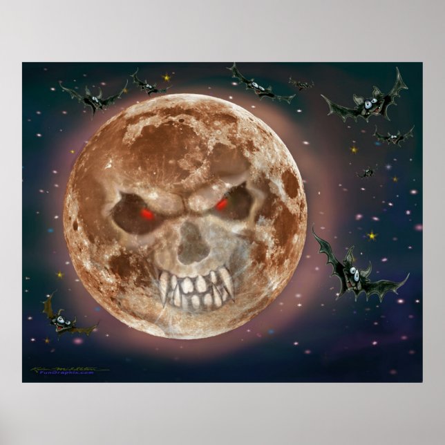 Póster Poster Skull Moon (Frente)