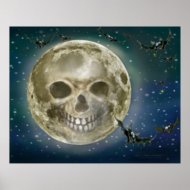 Póster Poster Skull Moon (Frente)