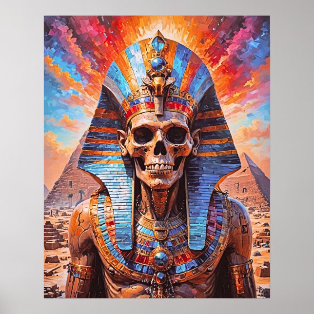 Póster Poster Skull Pharaoh (Frente)