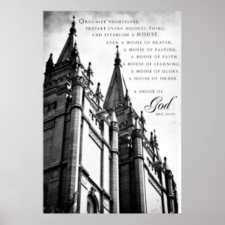 Póster Poster-SLC LDS Temple 3