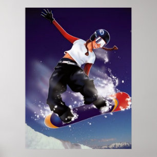 Póster Poster Snowboard