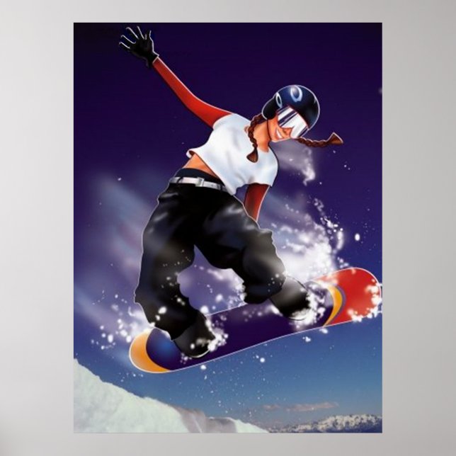 Póster Poster Snowboard (Frente)