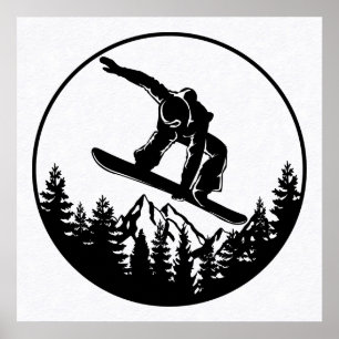 Póster Poster Snowboard