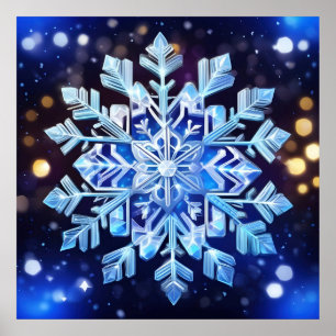 Póster Poster Snowflake