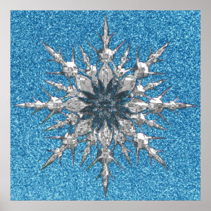 Póster Poster Snowflake