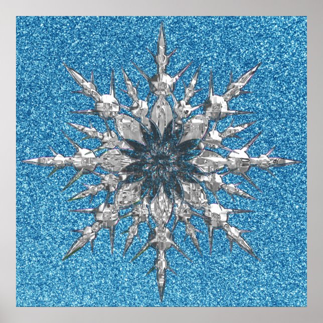 Póster Poster Snowflake (Frente)