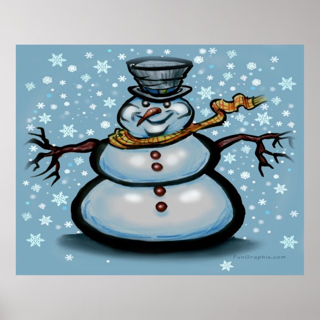 Póster Poster Snowman (Frente)
