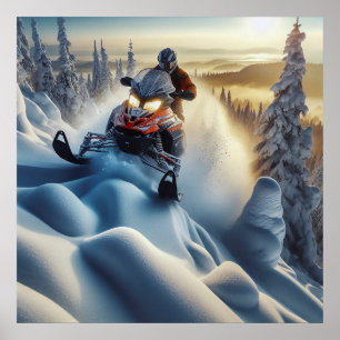 Póster Poster Snowmobile