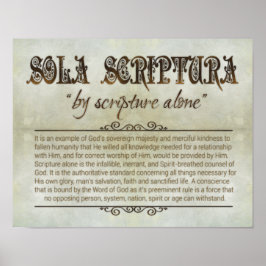 Póster poster "SOLA SCRIPTURA" 14x11 (archivo, mate)