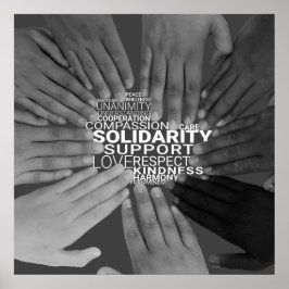 Póster Poster solidario