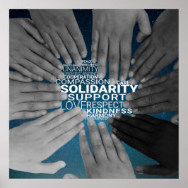 Póster Poster solidario