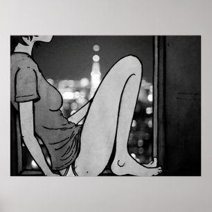 Póster Poster solo de los pensamientos