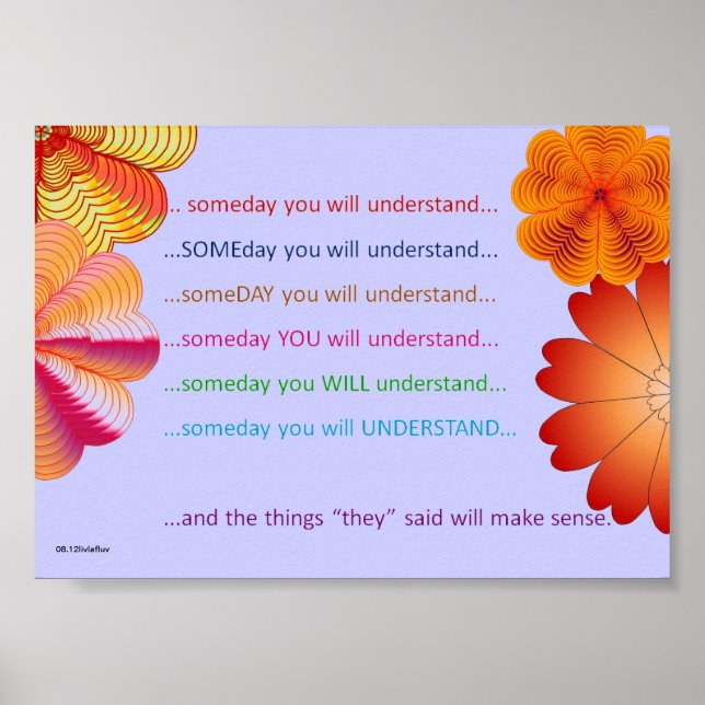 Póster Poster.SOMEDAY2.5 (Frente)