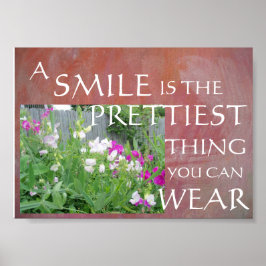 Póster Poster sonriente