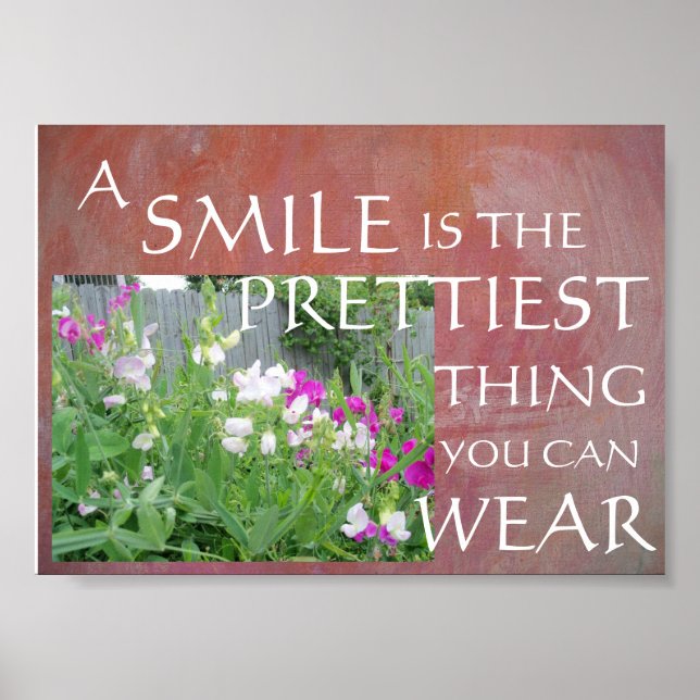 Póster Poster sonriente (Frente)